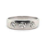 Platinum and Diamond Gypsy Ring-Charlotte Sayers Antique Jewellery