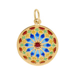 Plique-à-jour Enamel Pendant-Charlotte Sayers Antique Jewellery