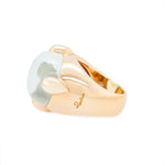 Pomellato Aquamarine Griffe Ring-Charlotte Sayers Antique Jewellery
