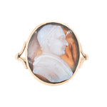 Pope Pius VII Cameo Ring-Charlotte Sayers Antique Jewellery