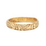 Posy Ring Love God Better Then Gold