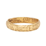 Posy Ring Love God Better Then Gold