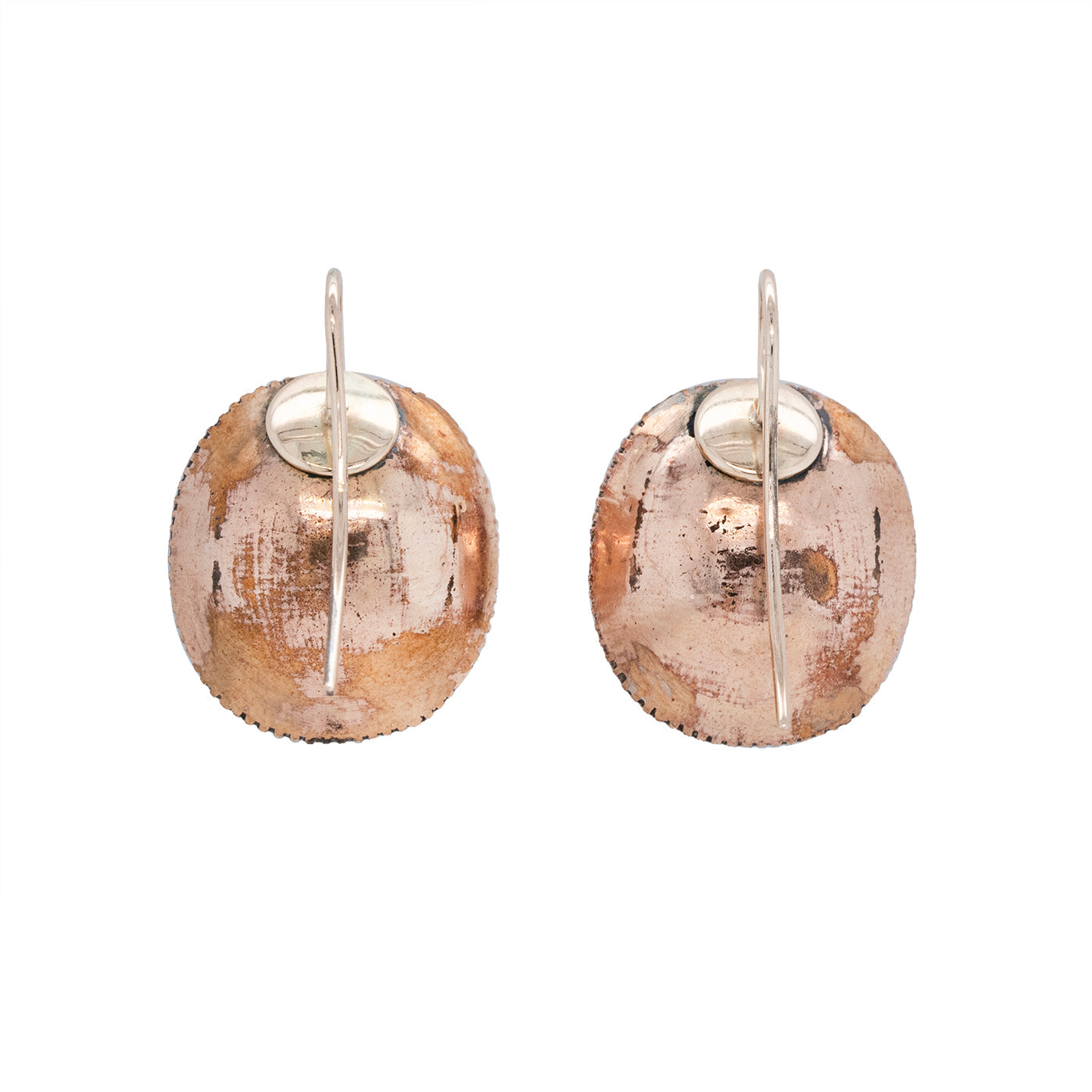 Queen Anne Pink Paste Earrings-Charlotte Sayers Antique Jewellery