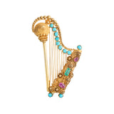 Regency Harp Brooch-Charlotte Sayers Antique Jewellery
