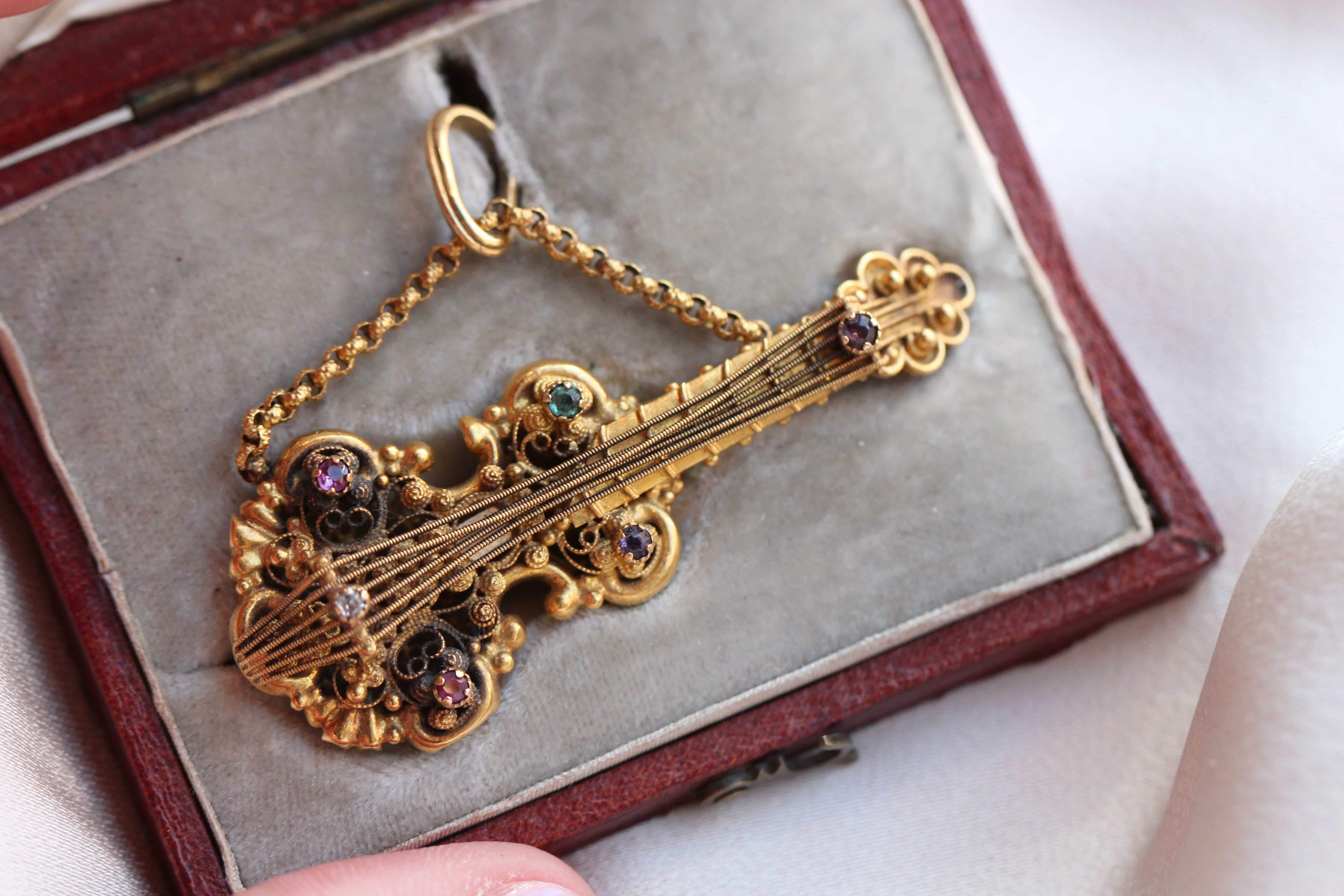 Regency Regard Pendant / Brooch-Charlotte Sayers Antique Jewellery