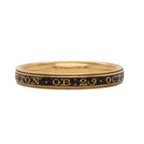 H Peyton Mourning Ring