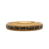 H Peyton Mourning Ring