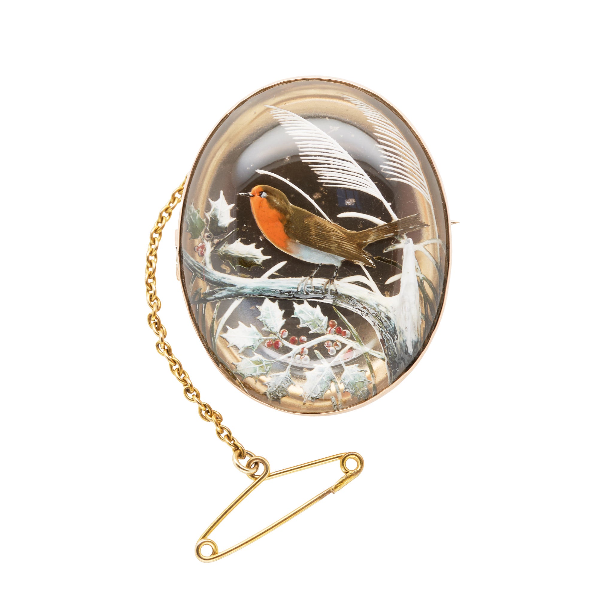 Robin Essex Crystal Brooch-Charlotte Sayers Antique Jewellery