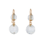 Rock Crystal Drop Earrings-Charlotte Sayers Antique Jewellery