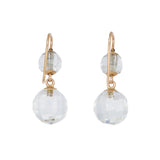 Rock Crystal Drop Earrings-Charlotte Sayers Antique Jewellery