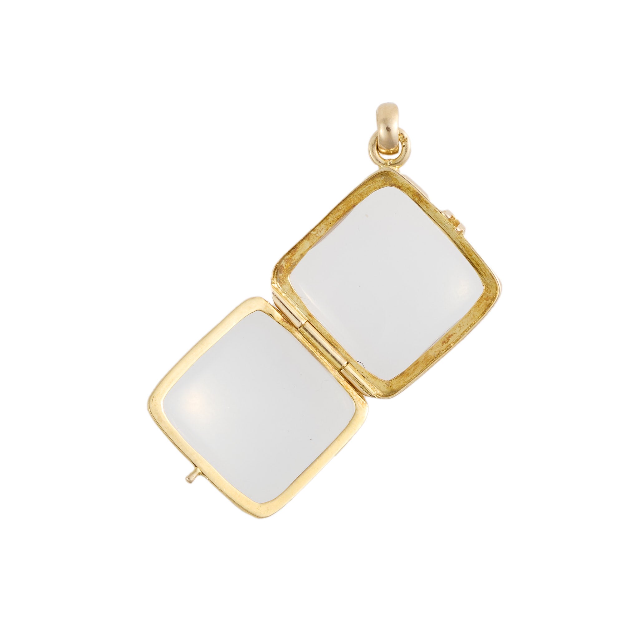 Rock Crystal Locket-Charlotte Sayers Antique Jewellery