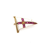 Royal Yacht Squadron Brooch-Charlotte Sayers Antique Jewellery