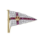 Royal Yacht Squadron Brooch-Charlotte Sayers Antique Jewellery