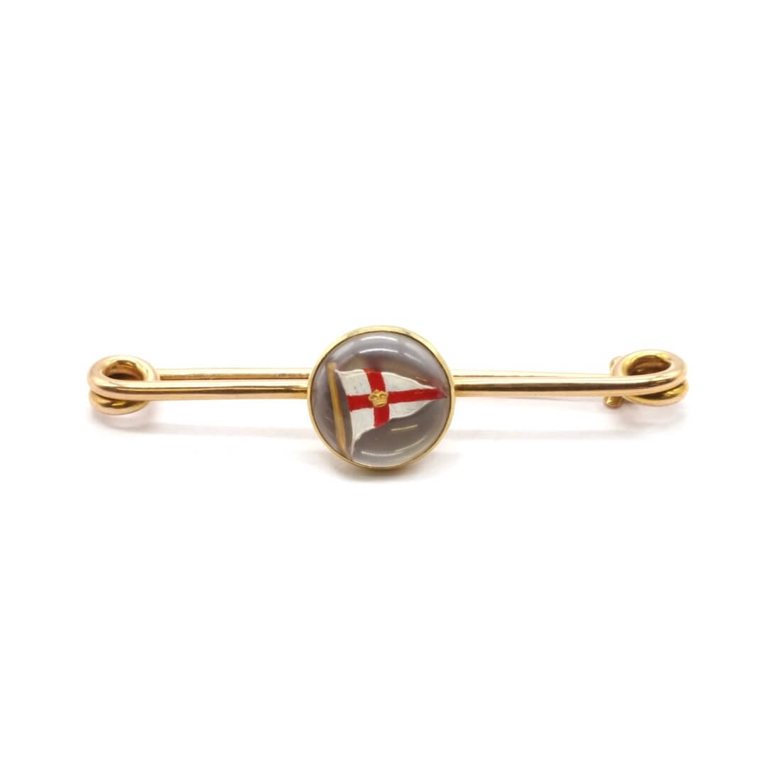 Royal Yacht Squadron Brooch-Charlotte Sayers Antique Jewellery