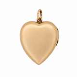 Ruby Diamond Heart Locket-Charlotte Sayers Antique Jewellery