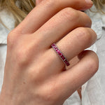 Ruby Eternity Ring-Charlotte Sayers Antique Jewellery