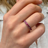 Ruby Eternity Ring-Charlotte Sayers Antique Jewellery