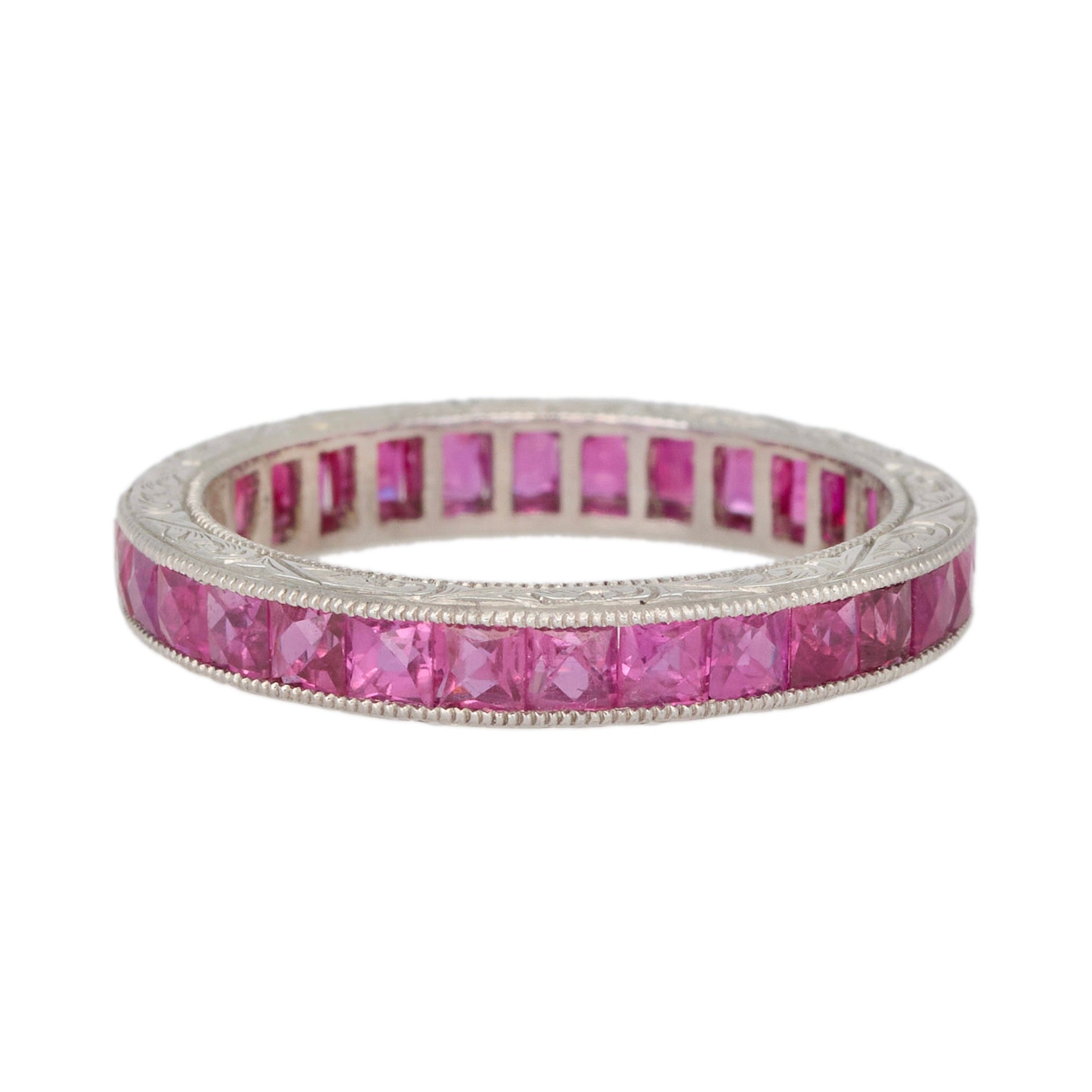 Ruby Eternity Ring-Charlotte Sayers Antique Jewellery