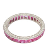 Ruby Eternity Ring-Charlotte Sayers Antique Jewellery