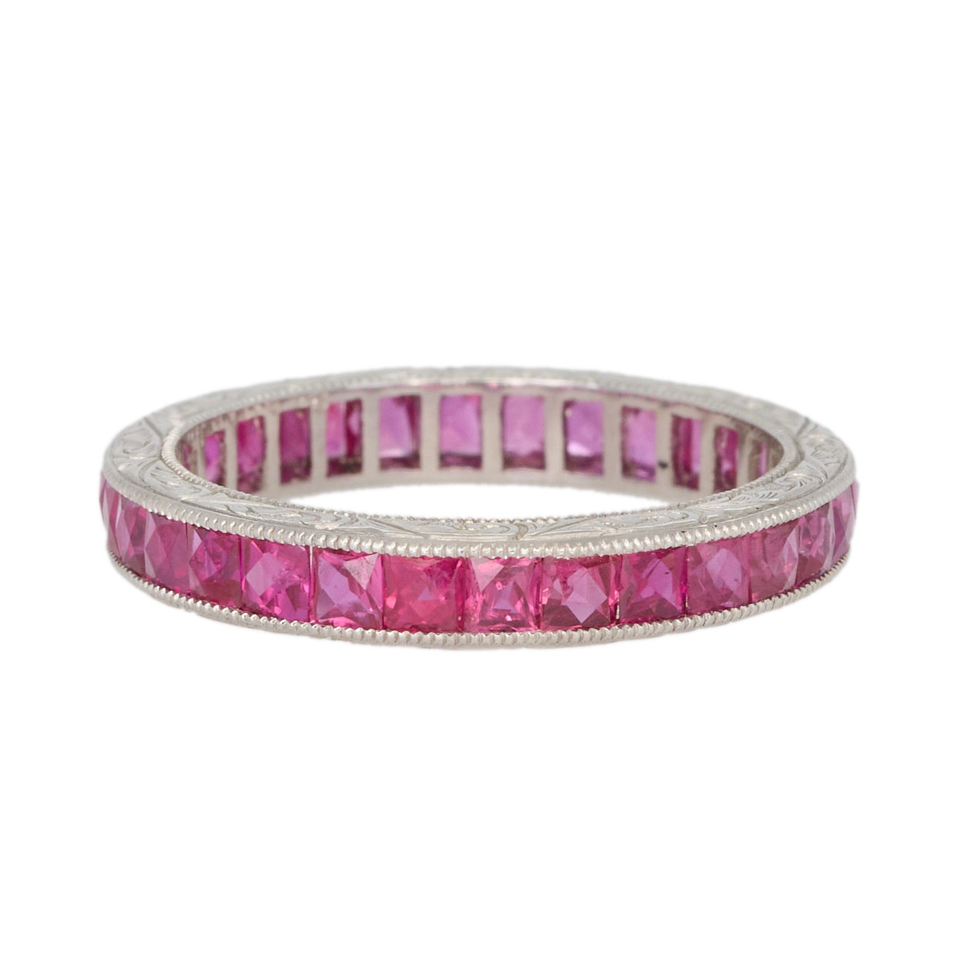 Ruby Eternity Ring-Charlotte Sayers Antique Jewellery