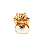 Ruby and Diamond Cocktail Ring-Charlotte Sayers Antique Jewellery