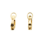 Ruby and Diamond Hoop Earrings-Charlotte Sayers Antique Jewellery