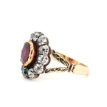 Ruby and Diamond Ring-Charlotte Sayers Antique Jewellery