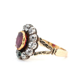 Ruby and Diamond Ring-Charlotte Sayers Antique Jewellery