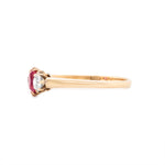 Ruby and Diamond Three Stone Ring-Charlotte Sayers Antique Jewellery