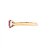 Ruby and Diamond Three Stone Ring-Charlotte Sayers Antique Jewellery