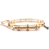 Samson and Mordan Gold Pencil Bangle-Charlotte Sayers Antique Jewellery