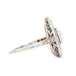 Sapphire Diamond Ring-Charlotte Sayers Antique Jewellery