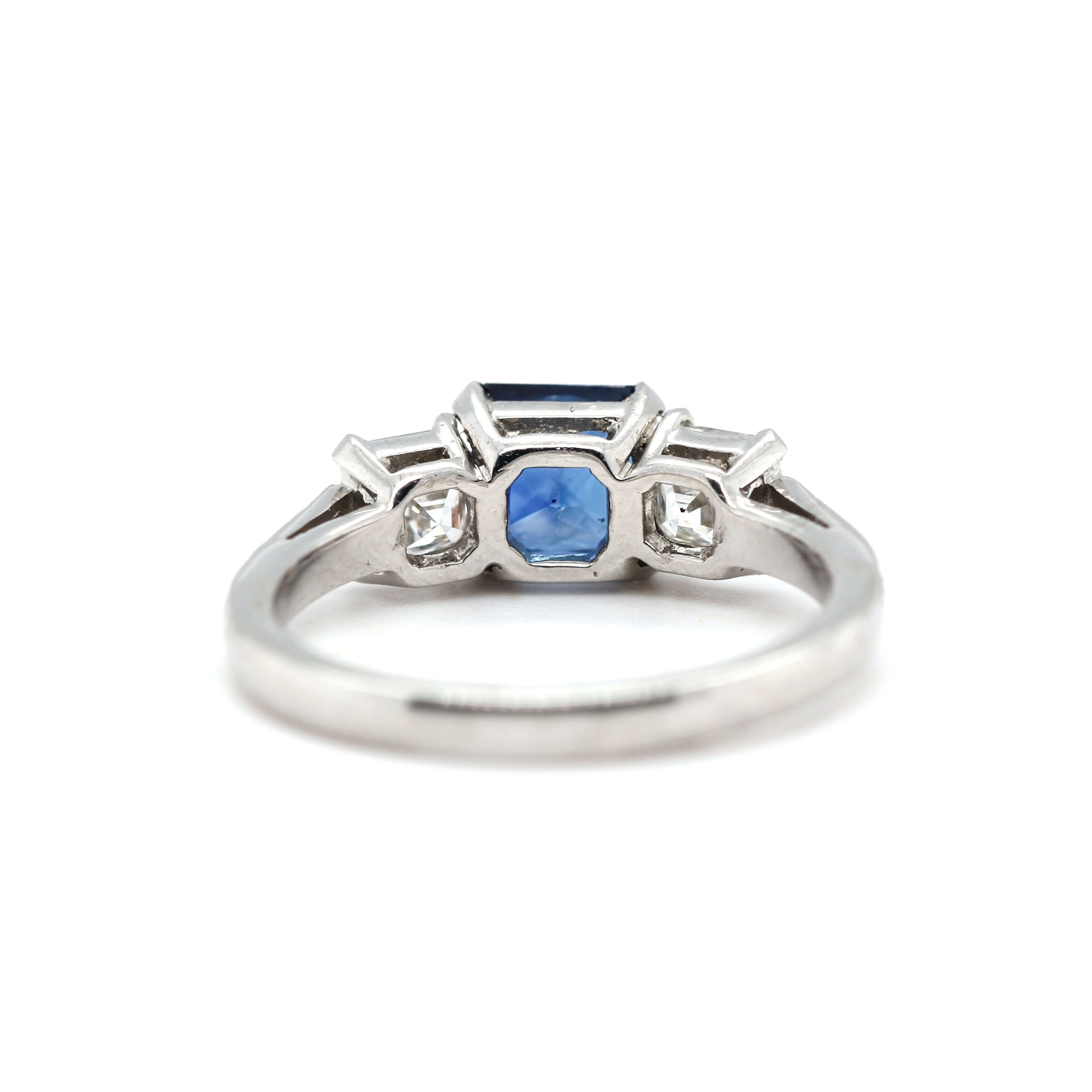 Sapphire and Diamond Ring-Charlotte Sayers Antique Jewellery