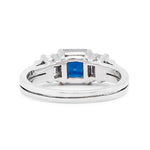 Sapphire and Diamond Ring-Charlotte Sayers Antique Jewellery