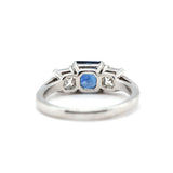 Sapphire and Diamond Ring-Charlotte Sayers Antique Jewellery