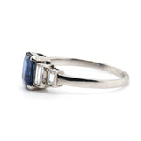 Sapphire and Diamond Ring-Charlotte Sayers Antique Jewellery