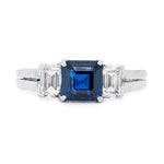 Sapphire and Diamond Ring-Charlotte Sayers Antique Jewellery