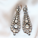 Georgian Paste Drop Earrings