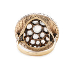 Sicilian Diamond Toppa Ring-Charlotte Sayers Antique Jewellery