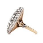 Sicilian Diamond Toppa Ring-Charlotte Sayers Antique Jewellery