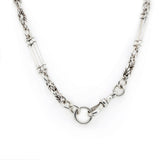 Silver Albert Chain-Charlotte Sayers Antique Jewellery