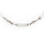 Silver Albert Chain-Charlotte Sayers Antique Jewellery