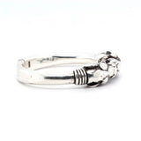 Silver Bangle-Charlotte Sayers Antique Jewellery