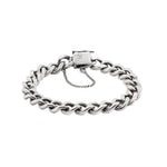 Silver Chain Bracelet-Charlotte Sayers Antique Jewellery