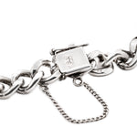 Silver Chain Bracelet-Charlotte Sayers Antique Jewellery