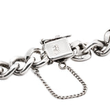 Silver Chain Bracelet-Charlotte Sayers Antique Jewellery