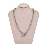Silver Chain Necklace-Charlotte Sayers Antique Jewellery