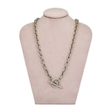 Silver Chain Necklace-Charlotte Sayers Antique Jewellery