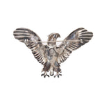 Silver Eagle Brooch-Charlotte Sayers Antique Jewellery