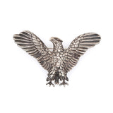 Silver Eagle Brooch-Charlotte Sayers Antique Jewellery